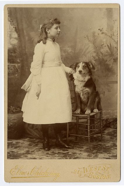 Helen Keller, with her dog | Description: Studio portrait of… | Flickr The Miracle Worker, Historical People, Helen Keller, Studio Portrait, Vintage Dog, Historical Events, Vintage Pictures, Studio Portraits, Women In History