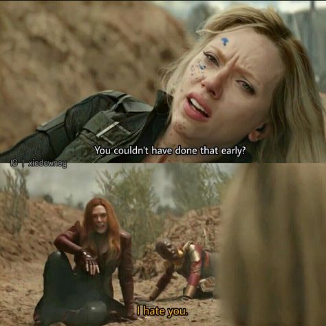 Wanda Maximoff & Natasha Romanoff Scarlet Witch & Black Widow Elizabeth Olsen & Scarlett Johansson Infinity War Natasha Romanoff Wanda Maximoff, Natasha Romanoff X Wanda Maximoff, Natasha And Wanda Ship, Quotes Of Scarlett Johansson, Wanda And Black Widow, Natasha Romanoff Incorrect Quotes, Natasha Romanoff Infinity, Natasha X Wanda, Natasha Romanoff And Wanda Maximoff