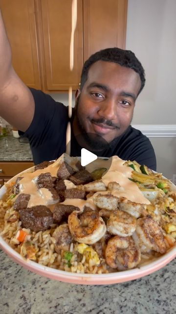 Renzo on Instagram: "Now we all know hibachi is a top 5 dish but did you know it’s even better at home? 

Heres a quick throwback to one of my favorite recipes! Easy to make, full of flavor, and definitely better when it’s homemade." Hibachi Homemade, How To Make Hibachi At Home, Homemade Hibachi Recipes, Homemade Hibachi, Hibachi At Home, Hibachi Rice, Hibachi Fried Rice, Hibachi Recipes, My Favorite Recipes