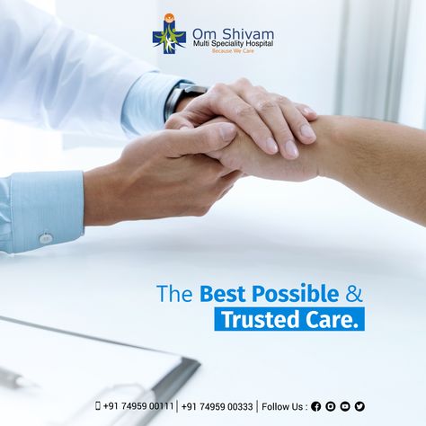 #Trust is the greatest form of love and we #love to heal. #OmShivamHealth #OmShivamMultispecialityHospital #Surat Healthcare Advertising, Health Practices, Urgent Care, Medical Billing, Health Check, Medical Services, Patient Care, Doctor Medical, Psychiatry