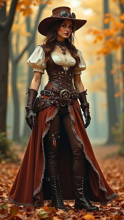 Steampunk Fashion Aesthetic, Steampunk Female Character, Steampunk Prom Dress, Steampunk Costume Women, Steampunk Womens Fashion, Steam Punk Cosplay, Steampunk Photoshoot, Steampunk Female, Winter Steampunk