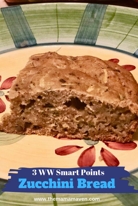 Looking for a lightened up Zucchini Bread? Try this #ZucchiniBread Recipe for 3 #WW SP on Blue! Applesauce Instead Of Oil, Weight Watchers Zucchini, Ww Bread, Ww 2024, Ww Sweets, Fantastic Recipes, Zucchini Bread Recipes, Healthier Choices, Healthier Recipes