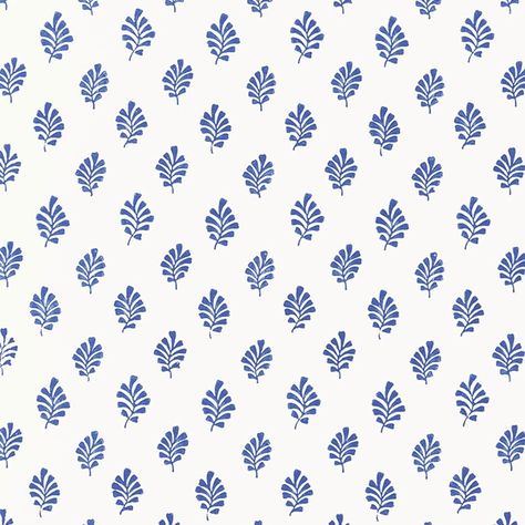 Jaipur Motifs, Wicked Wallpaper, Pattern Batik, Blue And White Wallpaper, Schumacher Wallpaper, Furbish Studio, L Wallpaper, Girls Rooms, Schumacher Fabric