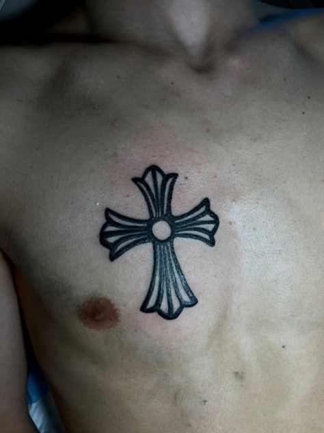 Chrome Cross Tattoo, Red Hearts Tattoo, Chrome Hearts Cross Tattoo, Chrome Heart Tattoo, Chrome Hearts Tattoo, Chrome Tattoo, Chrome Hearts Logo, Simple Leg Tattoos, Chrome Hearts Cross