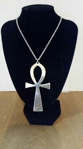 Silver 4 in ankh neclkace Ankh Jewelry, Paper Face, Ankh Necklace, Dark Jewelry, Dream Gift, Funky Jewelry, Friend Outfits, Gothic Outfits, Jewelry Inspo