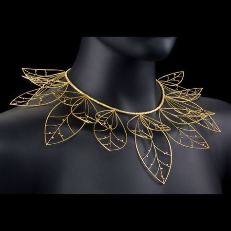 Barbara Heinrich creates beautiful and graceful body adornment. April 27-30 is the Smithsonian Craft … | Body adornment jewellery, Jewelry, Hand fabricated jewelry Body Adornment Jewellery, Leaf Outline, Body Adornment, Jewelry Show, Necklace Box, Contemporary Jewellery, Contemporary Jewelry, Jewelry Business, Artistic Jewelry