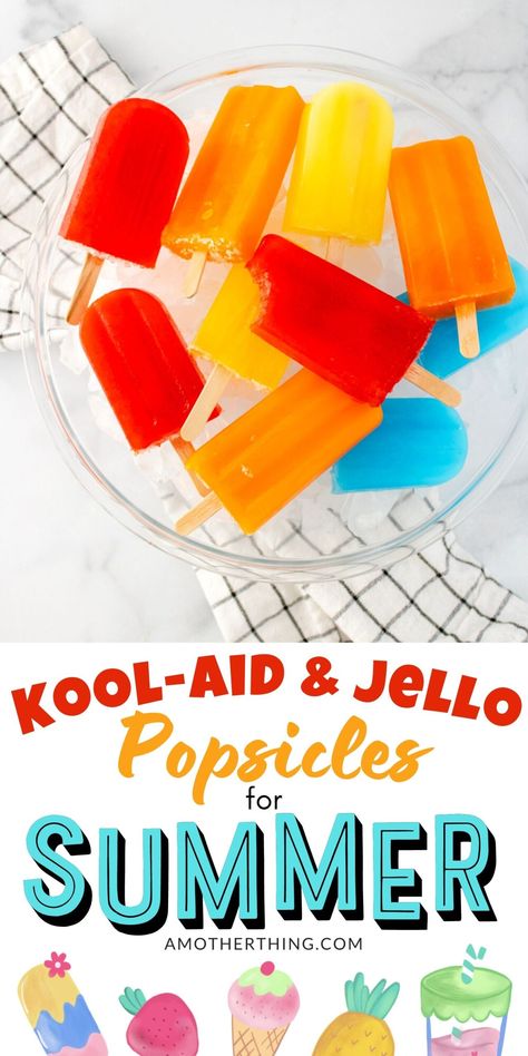 Beat the heat this summer with these delicious and refreshing jello popsicles! They're easy to make and perfect for a hot day. Plus, they're a fun way to get your kids involved in the kitchen. Let's get cooking! 2023 Desserts, Jello Popsicles, Juice Popsicles, Popsicle Recipe For Kids, Easy Popsicle Recipes, Sugar Free Popsicles, Diy Popsicles, Frozen Popsicles, Healthy Popsicle Recipes