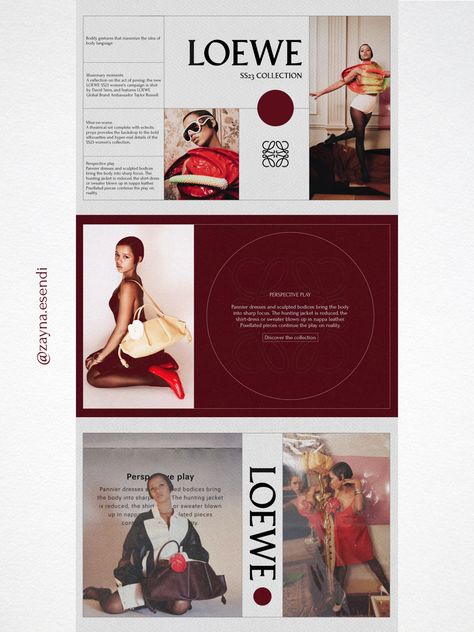 visual, infographic, loewe, aesthetic, brand design, визуал, инфографика, идеи, дизайн Loewe Aesthetic, Branding Infographic, Indesign Layout, Presentation Design Layout, Fashion Poster Design, Brand Presentation, Design Theory, Design Palette, Marketing Collateral