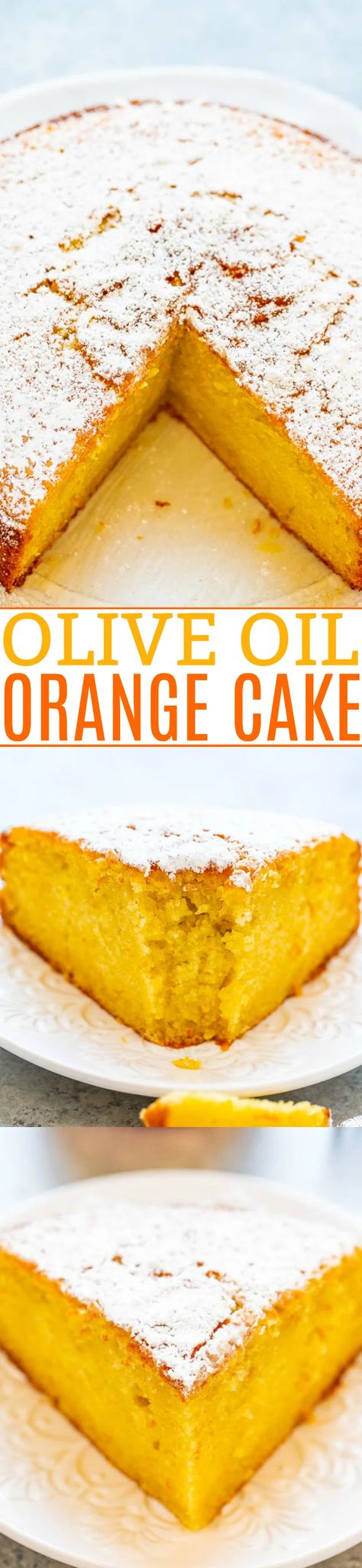 Orange Olive Oil Cake Recipe (So Easy!) - Averie Cooks Fresh Squeezed Orange Juice, Orange Olive Oil Cake, Orange Olive Oil, Olive Oil Cake Recipe, Squeezed Orange Juice, Oil Cake, Olive Oil Cake, Moist Cake, Oreo Dessert