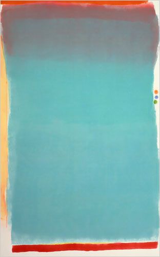 "Tin Lizzie Green", Jules Olitski, 1964 Jules Olitski, Tin Lizzie, Helen Frankenthaler, Franz Kline, Barnett Newman, Cy Twombly, American Painting, Colour Field, Wassily Kandinsky