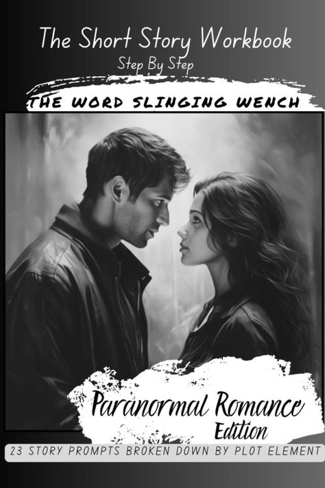 This is a 200-page dot grid writing journal featuring 23 Paranormal Romance themed writing prompts broken down into their plot elements with a blank page provided for each element. From The Word Slinging Wench. Plot Elements, The Paranormal, Writing Journal, Story Prompts, Dot Grid, Blank Page, Paranormal Romance, Short Story, Journal Writing