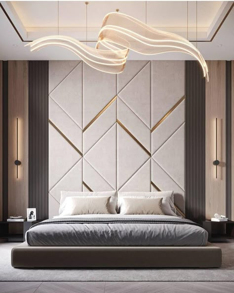 Bed Design Back Wall, Simple Bed Wall Design, Back Bed Wall Design, Bed Background Design, Head Boards Design Modern Luxury, Luxury Bed Designs Modern, Bedback Designs Modern, Bed Back Paneling Design, Bedback Designs