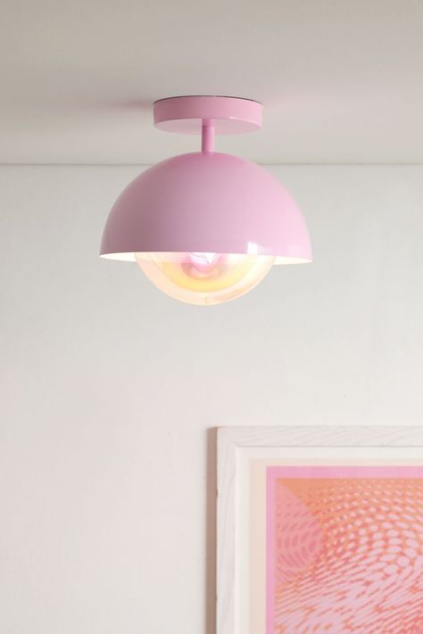 Gumball Flush Mount Light Whimsical Flush Mount Light, Innovative Lighting Design, 30s House, Kitschy Style, Bungalow Makeover, Dopamine Design, Groovy Room, 70s Interior Design, Hallway Light