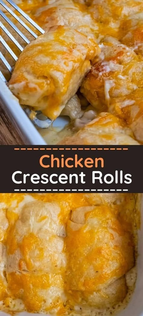 Delight your taste buds with our savory Chicken Crescent Rolls, where tender, seasoned chicken is wrapped in flaky crescent roll dough for a mouthwatering treat. Click to uncover the full recipe and join our culinary community for a plethora of delicious dishes to enjoy at home! Crescent Chicken, Crescent Roll Recipes Dinner, Chicken Crescent Rolls, Chicken Crescent, Simple Family Meals, Crescent Recipes, Seasoned Chicken, Crescent Roll Recipes, Chicken Rolls