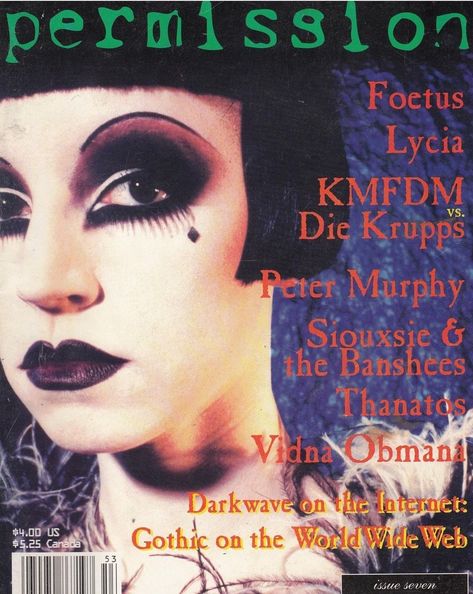 1985 goth magazine Goth Magazine 90s, Goth Fashion Magazine, Goth Magazine Cover, Goth Yearbook Photo, Goth Album Covers, Goth Movies, Grunge Magazine, 80s Goth Fashion, Goth Magazine