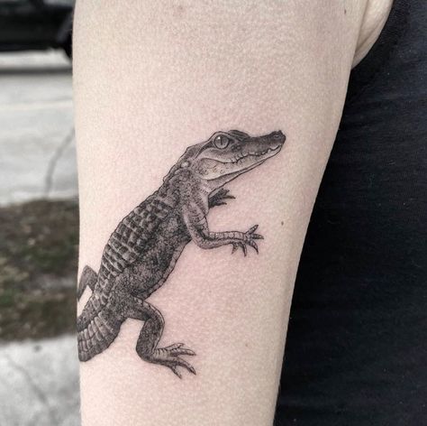 Gator Tattoo, Lower Belly Tattoos, Alligator Tattoo, Stammestattoo Designs, Crocodile Tattoo, Dragons Tattoo, Tier Tattoo, Belly Tattoos, Design Dragon