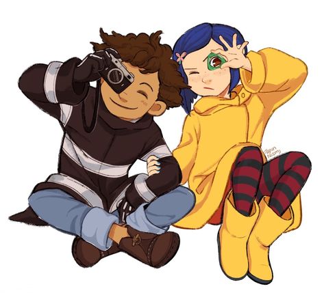 coraline and wybie Coraline And Wybie Art, Coraline Wybie, Coraline And Wybie, Coraline Art, Super Nana, Coraline Aesthetic, Coraline Jones, Your Honor, Tim Burton Art