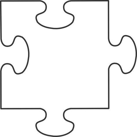 Puzzle Piece Template | Printable ... - ClipArt Best - ClipArt Best Blank Puzzle Pieces, Blank Puzzle, Puzzle Piece Template, Puzzle Piece Art, Art Rooms, Collaborative Art Projects, Puzzle Crafts, Printable Puzzles, Collaborative Art