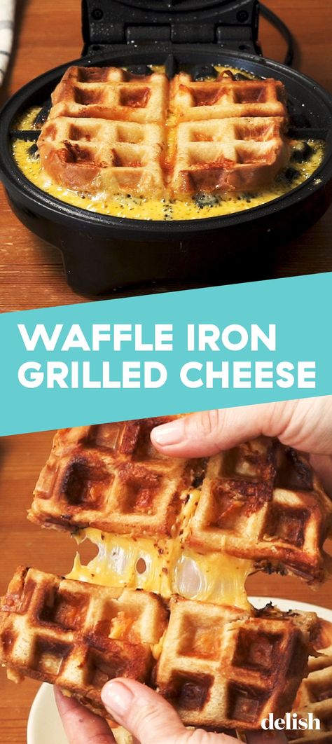 Waffle Iron Grilled Cheese Sandwiches, Grilled Cheese In A Waffle Maker, Grilled Cheese Waffle Maker, Waffle Maker Grilled Cheese, Waffle Grilled Cheese Sandwich, Waffle Iron Grilled Cheese, Waffle Iron Sandwiches, Grilled Cheese Chaffle Recipe, Waffle Iron Recipes Dinner