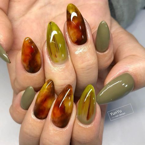 Fall Nail Art Ideas, Hippie Nails, Fall Nail Art, Nail Art Ideas, Fall Nail, Fire Nails, Dream Nails, Funky Nails, Pretty Acrylic Nails