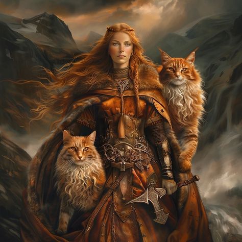 Freya Mythology, Nordic Magic, Norse Pantheon, Geri And Freki, Norse Goddess Of Love, Freya Goddess, The Valkyries, Arte Viking, Goddess Of Fertility