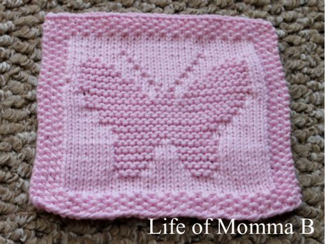 Butterfly Dishcloth