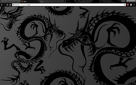 Google Chrome Themes, Google Themes, Chrome Theme, Best Color Schemes, Chrome Web, Attack On Titan Fanart, Wallpaper Black, White Dragon, Cool Themes