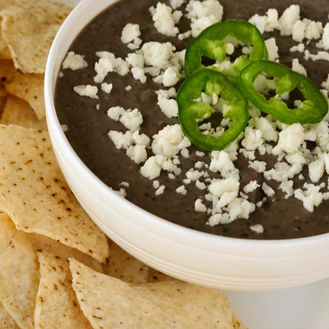 Black Bean Dip Recipe, Black Bean Dip, Cucumber Bites, Appetizer Menu, Bean Dip, Appetizer Dips, Small Bites, Black Bean, Dip Recipes