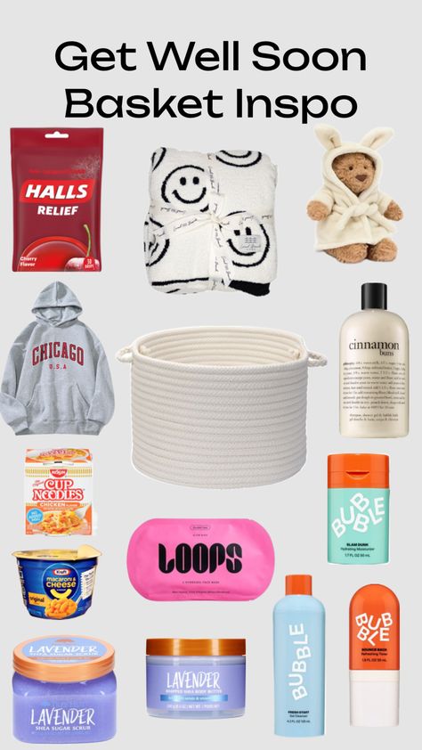 Get Well Soon Basket Inspo!😷🤒❤️#getwellsoon#gift Get Well Soon Basket, Nissin Cup Noodles, Get Well Gift Baskets, Flavor Drops, Outreach Ministry, Cup Noodles, Get Well Soon Gifts, Hydrating Moisturizer, Get Well Gifts