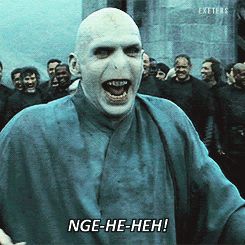 best part of whole movie Voldemort Smiling, Voldemort Laugh, Voldemort Meme, Voldy Moldy, Voldemort Funny, Hp Stickers, Harry Potter Voldemort, Smile Gif, Enter At Your Own Risk