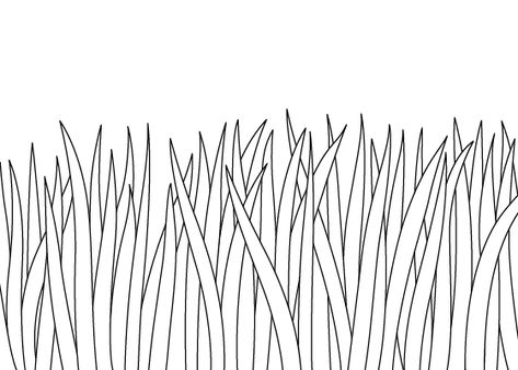 Easy Drawing Tutorials for Beginner & Intermediate Artists How To Draw Grass Step By Step, Drawing Grass Easy, Grass Drawing Easy, Trin For Trin Tegning, Grass Types, Grass Drawing, Paint Animals, Side View Drawing, Easy Step By Step Drawing