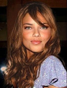 COPPER COLOUR 2 by L1ttl3fL0w3r: After a TAAZ Virtual Makeover Adriana Lima Hair, Corte Shag, Baylage Hair, Caramel Brown Hair, Diane Arbus, Copper Hair Color, Hair Styles 2017, Copper Hair, Adriana Lima