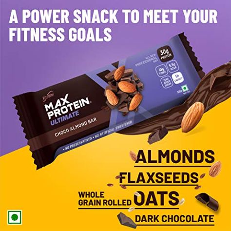 Protein Bar Poster, Protein Bar Brands, 30g Protein, Chocolate Protein Bars, Power Snacks, Chocolate Logo, Brochure Design Creative, Almond Bars, Matching Pfp's