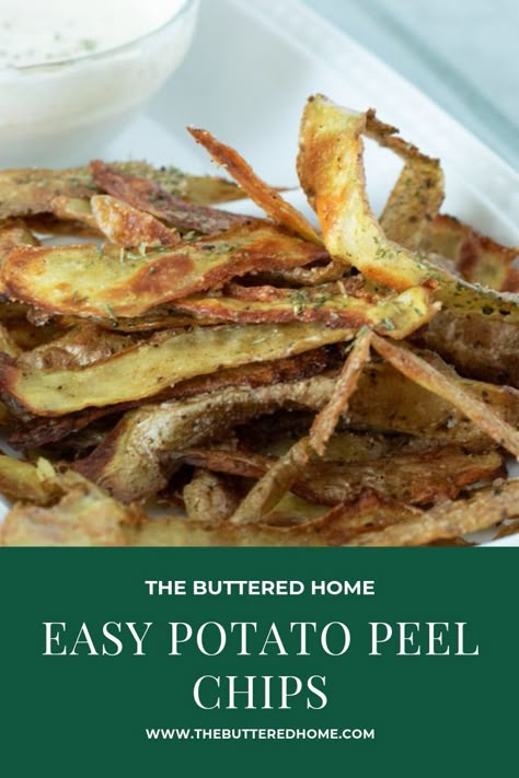 Potato Chip Recipes, Kitchen Scraps, Homemade Chips, Inexpensive Meals, Chips Recipe, Peeling Potatoes, Potato Dishes, Tailgate Party, Potato Chips