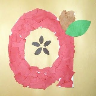 A is for apple.. Apple Alphabet, Paper Apple, Apple Lessons, Apple Crafts, Abc Crafts, Apple Preschool, A Is For Apple, Apple Unit, Apple Craft