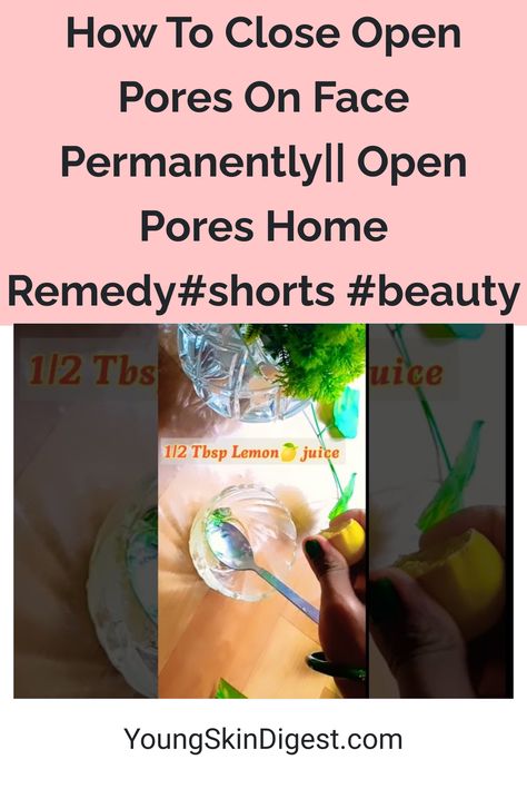 Darlings, if open pores have got you down, I've stumbled upon the perfect home remedy for you! Embrace the beauty of natural solutions and reveal a smoother, pore-less complexion. Say no more to those enlarged face pores and yes to a radiant, confident you. This remedy is a game changer! Dive in and let your skin thank you. 🌿 #OpenPores #HomeRemedy #BeautyShorts #NaturalFaceCare #RadiantComplexion #ClosePoresForever Sebum Removal, Open Pores On Face, Pores On Face, Skin Recipes, Natural Face Care, Face Pores, Open Pores, Face Home, Tighter Skin