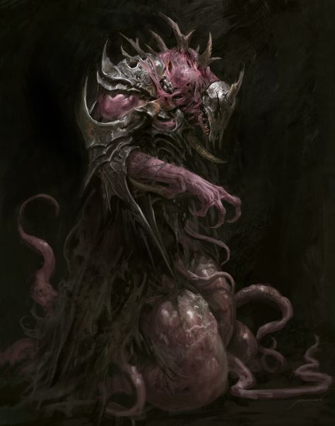 ArtStation - Hellish aberration, Antonio J. Manzanedo Eldritch Horror Monsters, Lovecraft Monsters, Lovecraftian Horror, Beast Creature, Eldritch Horror, Horror Monsters, Cool Monsters, Cosmic Horror, 다크 판타지