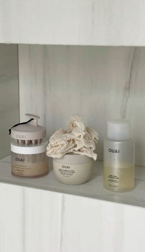 Ouai Shampoo, Feminine Things, Ouai Haircare, Girl Therapy, Sunday Reset, Moisturized Skin, Cream Aesthetic, Shower Skin Care, Exfoliating Body Scrub