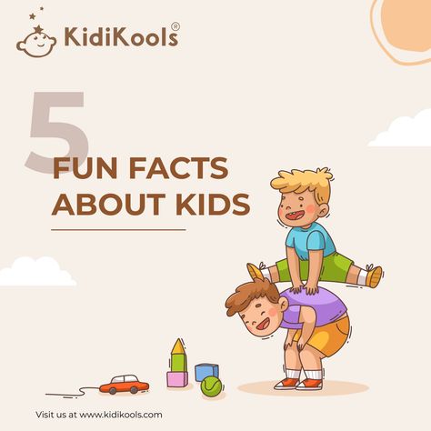 Did you know that kids have some incredible traits that make them truly special? For instance, children laugh about 300 times a day, while adults only laugh around 20 times! They can also pick up new languages much faster than adults. Babies have the amazing ability to sleep through loud noises and have taste buds all over their mouths. Additionally, toddlers often understand much more than they can express. Celebrate the wonders of childhood and share these fun facts with other parents! (k... Kids Laughing, Loud Noises, Fun Fact, Taste Buds, To Sleep, Facts About, Kids Learning, The Amazing, Fun Facts