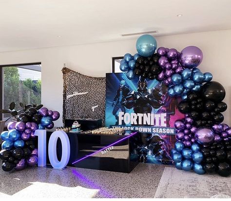 Video Game Birthday Party Decorations, Fortnight Party, Video Game Birthday Party, Fort Nite, Fortnite Birthday Party, Game Birthday Party, Video Games Birthday Party, Video Game Birthday, Fortnite Party