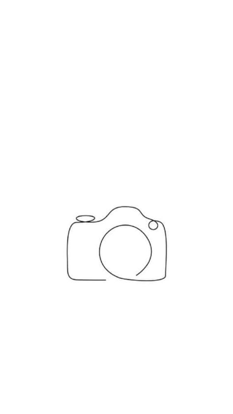 Camera App Icon, Camera Tattoos, Iphone Logo, Camera Drawing, Zestaw Ikon, Camera Tattoo, Icon White, Camera App, Minimalist Drawing