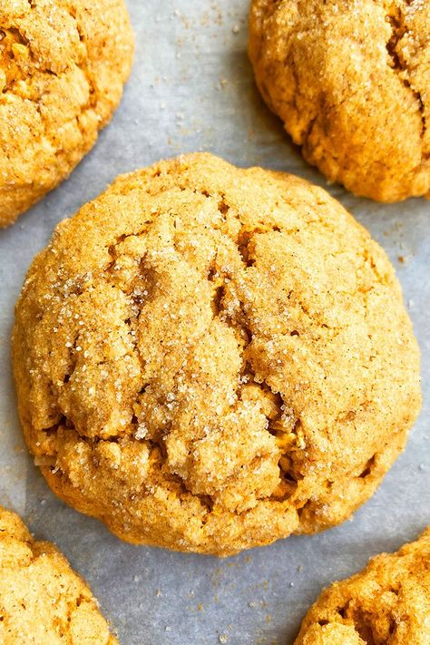 Easy Pumpkin Cookies {With Cake Mix} - CakeWhiz Pumpkin Cookies With Cake Mix, Easy Pumpkin Cookies, Cookies With Cake Mix, Pumpkin Cake Mix Cookies, Pumpkin Spice Cookie Recipe, Pumpkin Cake Mix, Pumpkin Cookies Easy, Spice Cake Mix And Pumpkin, Pumpkin Cookie Recipe