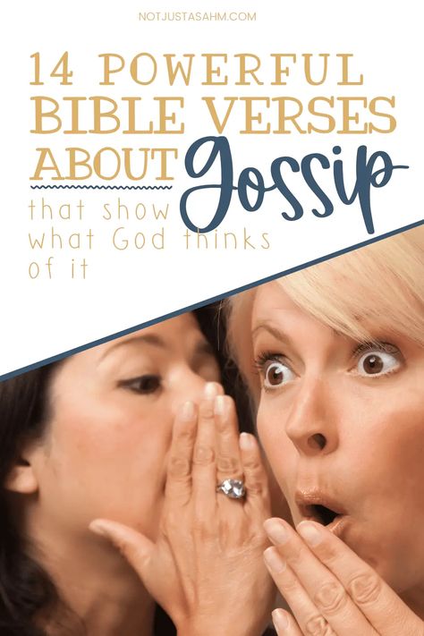 Is gossip really a sin? Or is it just innocent church ladies' chatter? When we read the Bible, we see what God says about gossip, and it's not what we want to think. Gossip has true consequences, and God is very clear about what those are. See how to identify gossip and backbiting, and learn the 3 steps to stop gossiping about others. Verses About Gossip, What Is Gossip, Stop Gossiping, People Who Gossip, Gossip Quotes, Powerful Verses, What Is Prayer, Good Scriptures, Bible Study For Kids