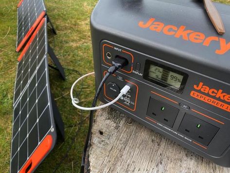 Jackery Solar Generator, Ford Transit Camper Conversion, Portable Power Supply, Ford Transit Camper, Transit Camper, Solar Panel Battery, Portable Solar Panels, Rechargeable Light, Solar Generator