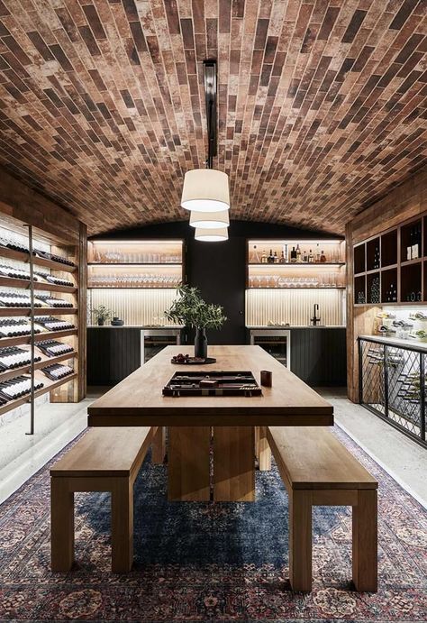 Dreaming of a well-stocked wine room at home? The odds may be stacked in your favour. Underground Wine Cellar, Home Wine Cellars, Wine Cellar Design, Albert Park, Cellar Design, Wine House, Wine Cellars, Art Deco Home, Design Industrial