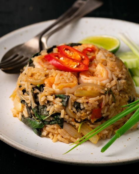 Pad Grapao, Thai Chilli, Basil Fried Rice, Thai Fried Rice, Marion Grasby, Marion's Kitchen, Thai Chili, Shrimp Fried Rice, Spicy Thai