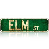 Bar Street, Custom Street Signs, Outdoor Metal Wall Art, Retro Metal Signs, Coffee Bar Signs, Beer Signs, Man Cave Bar, Elm Street, Street Sign