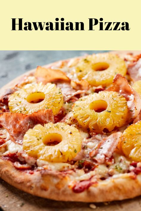 There are those who love adding pineapple to a pizza and those who have never tried it. The tangy and sweet treat goes almost perfectly with the tomato sauce and cheese. Making a pineapple pizza at home doesn’t have to be complicated; with some simple ingredients you can make your own delicious Hawaiian pizza recipe! Pizza With Premade Dough, Homemade Hawaiian Pizza, Hawaiian Pizza Recipe, Pineapple Pizza Recipes, Peanut Sauce Noodles, Apple Pizza, Skillet Pizza, Pizza At Home, Pineapple Pizza