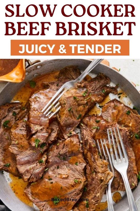 Tender and Juicy: Try This Slow Cooker Brisket for Dinner Tonight! Brisket Point Recipe Slow Cooker, Beef Brisket Crock Pot, Crockpot Brisket, Beef Brisket Slow Cooker, Slow Cooker Brisket Recipes, Slow Cooker Beef Brisket, Brisket Crock Pot, Slow Cooker Brisket, Low Carb Crock Pot Recipes