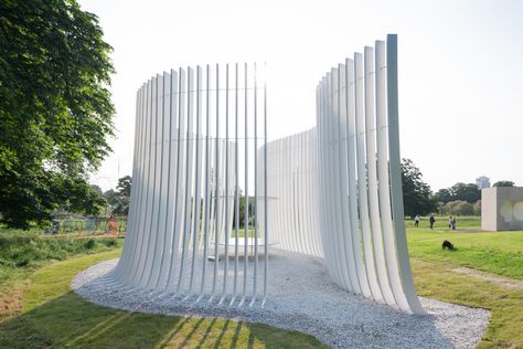 Summerhouse / Asif Khan2016 Serpentine Pavilion Opens - Point of View - June 2016 Serpentine Gallery Pavilion, Serpentine Pavilion, Zaha Hadid Design, Architecture Program, Canopy Architecture, Summer Houses, Pavilion Architecture, Modern Architecture Interior, Backyard Canopy